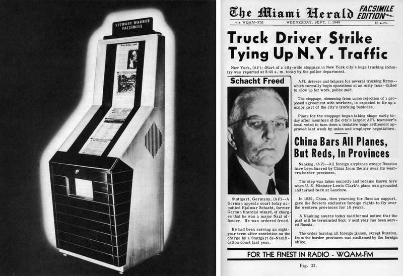 Illustration for article titled Faxpapers: A Lost 1930s Technology That Delivered Newspapers via Radio
